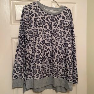 Cheetah print Long sleeve shirt